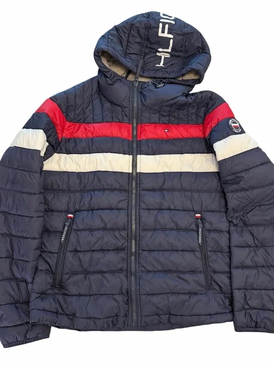 Size S - Tommy Hilfiger color block arctic parka - Picture 1 of 8